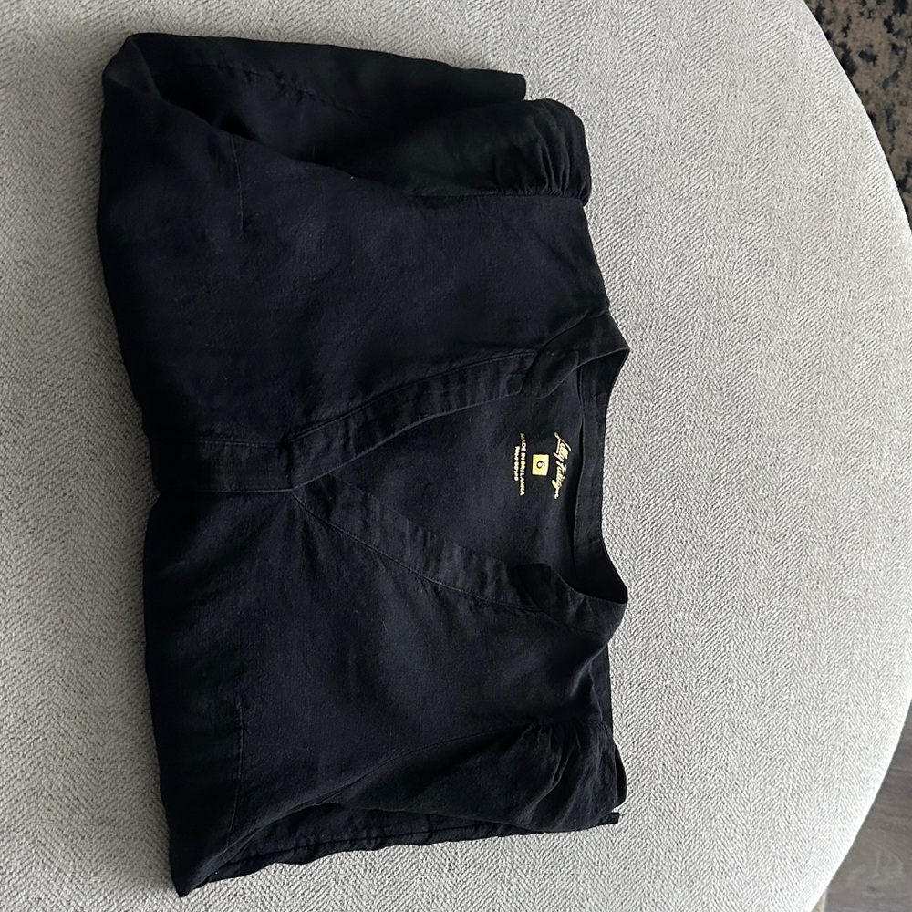 Lilly Pulitzer Black Mialeigh Top - size 6